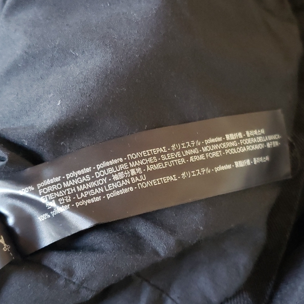 Zara black denim full zip lined mens jacket size M - Picture 7 of 7